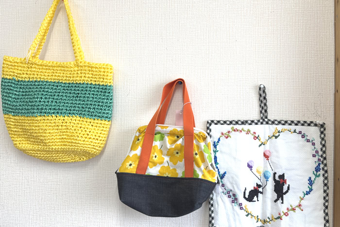 利用者さんによる手芸作品
